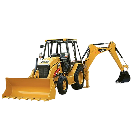 CAT backhoe loader front img